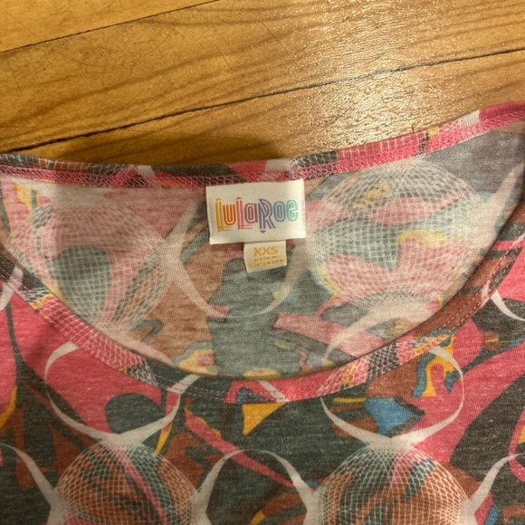 LuLaRoe Multicolor Tunic Size XXS - Picture 6 of 7